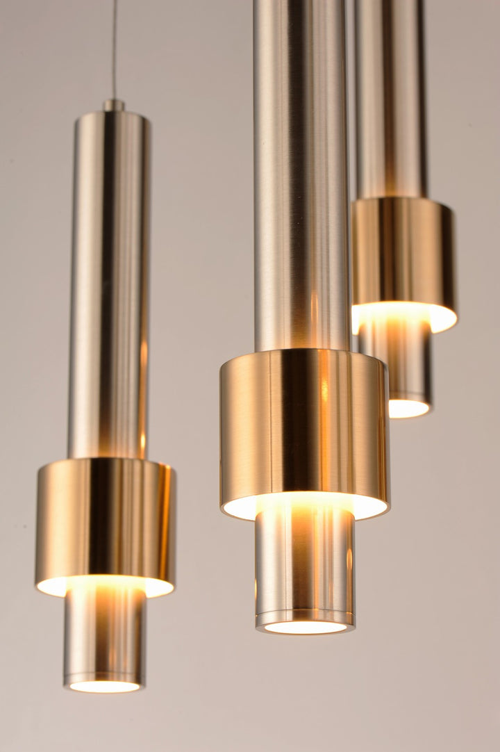 ET2 - E24757-SNSBR - LED Pendant - Reveal - Satin Nickel / Satin Brass