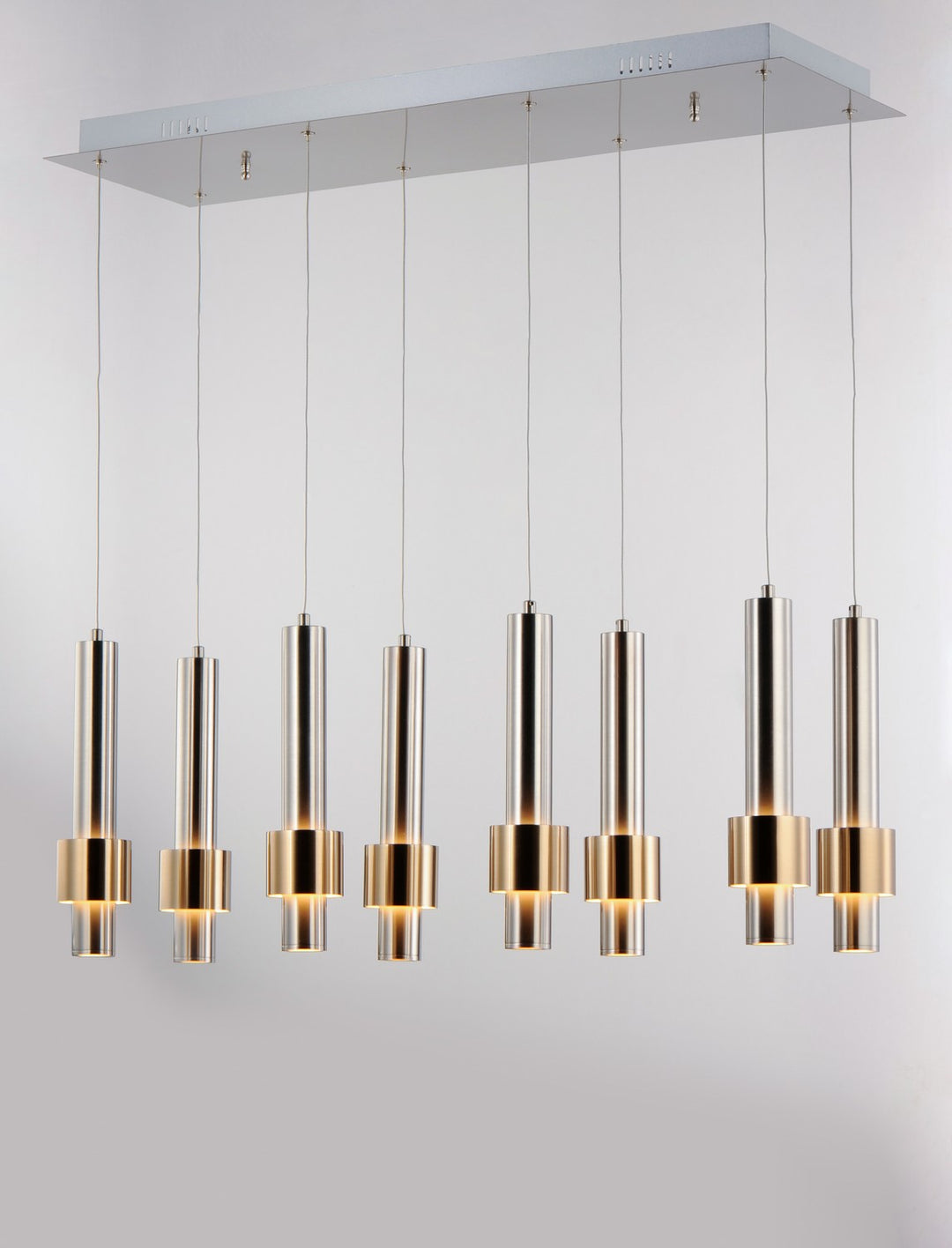 ET2 - E24758-SNSBR - LED Pendant - Reveal - Satin Nickel / Satin Brass
