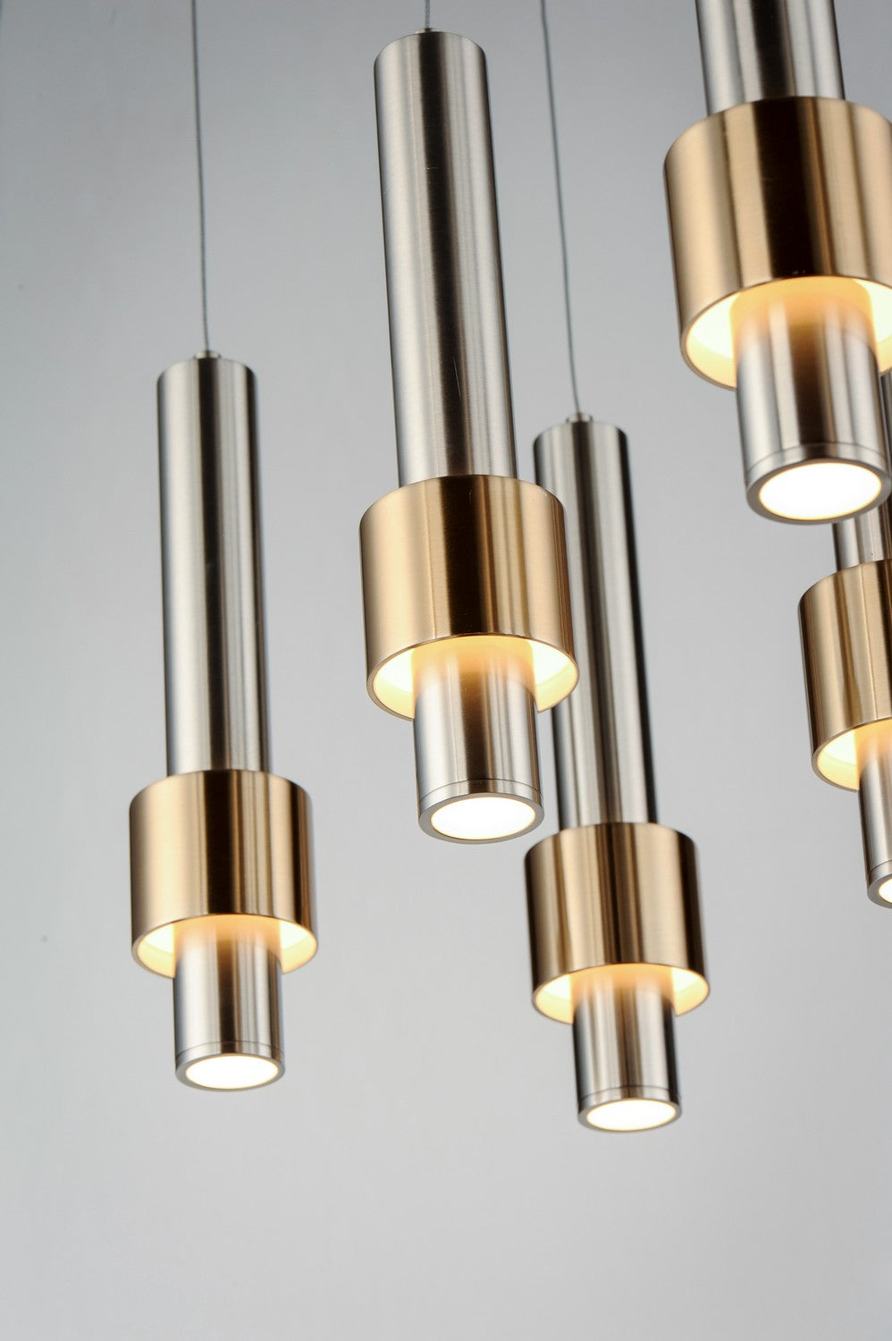 ET2 - E24758-SNSBR - LED Pendant - Reveal - Satin Nickel / Satin Brass