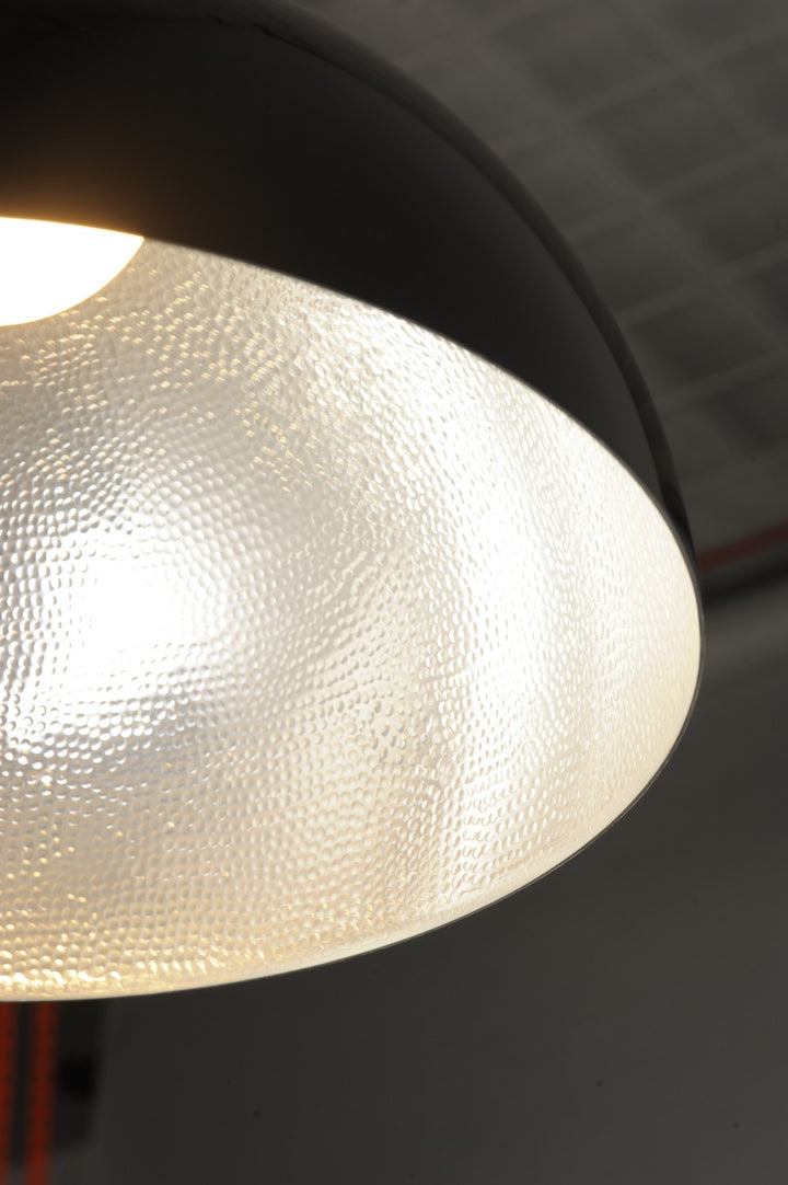 ET2 - E24900-GBAL - LED Pendant - Hemisphere - Gloss Black / Aluminum