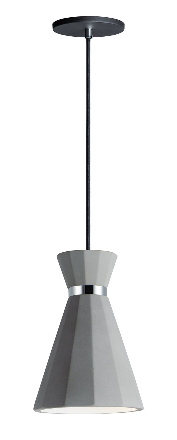 Sash LED Pendant in Gray / Polished Chrome - available from The Lighting Shoppe, trusted by Canadian homeowners