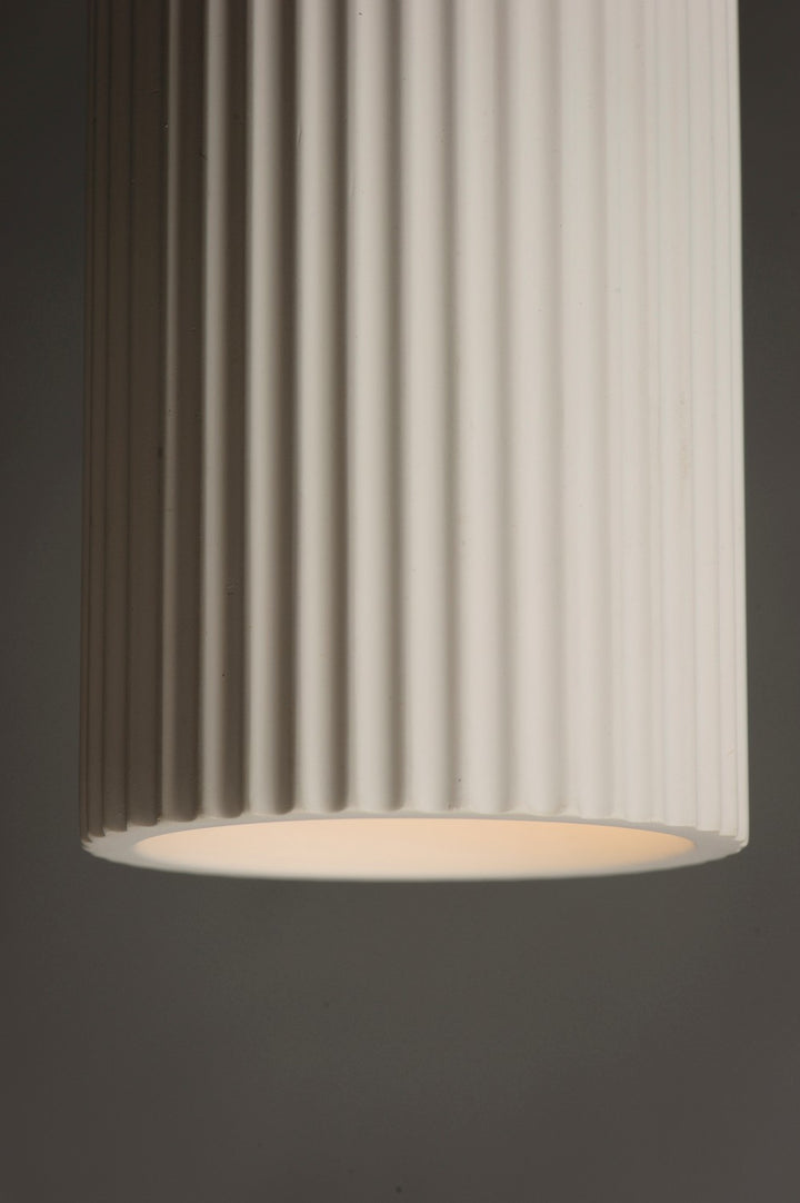 ET2 - E25038-WTBK - LED Pendant - Pleat - Black