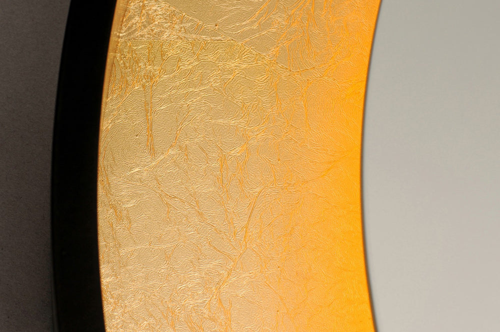 ET2 - E42036-GLBK - LED Mirror - Floating - Gold Leaf / Black
