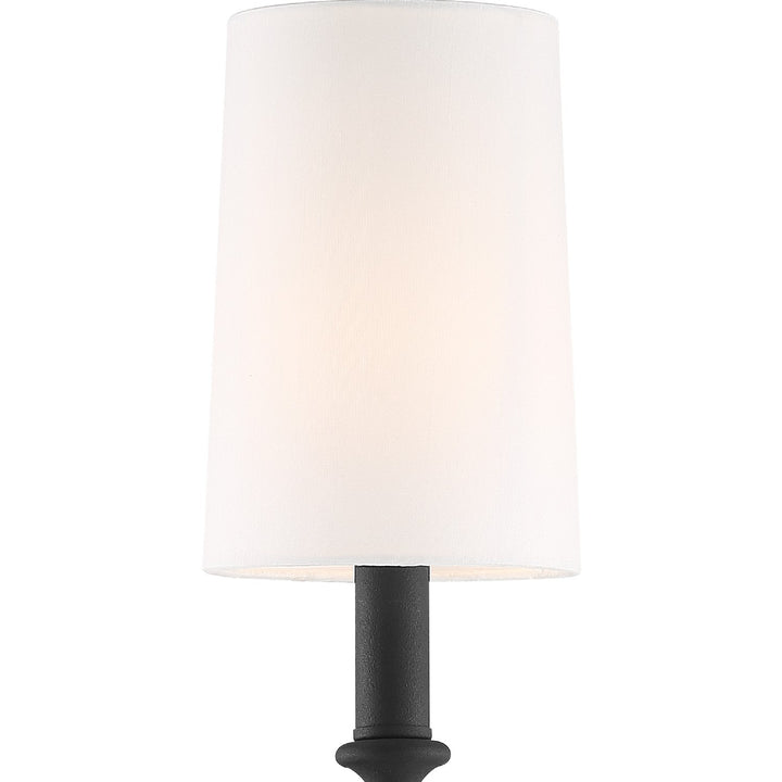 Crystorama - 2241-BF - One Light Wall Sconce - Sylvan - Black Forged