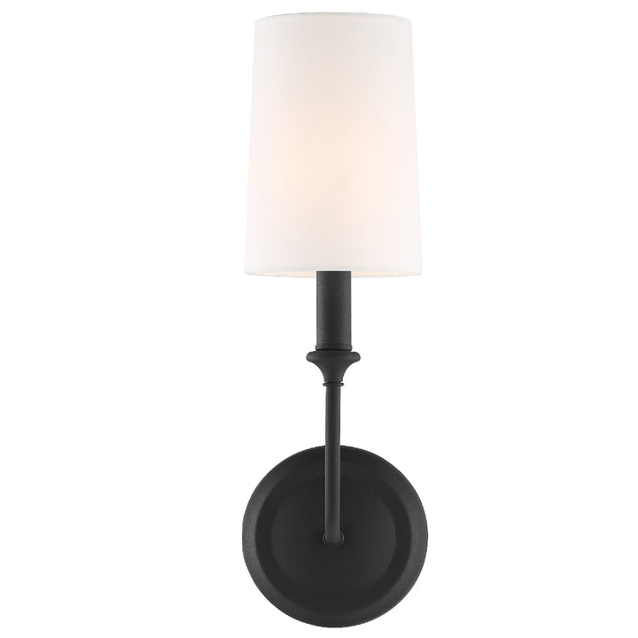 Sylvan One Light Wall Sconce in Black Forged - available from The Lighting Shoppe, trusted by Canadian homeowners