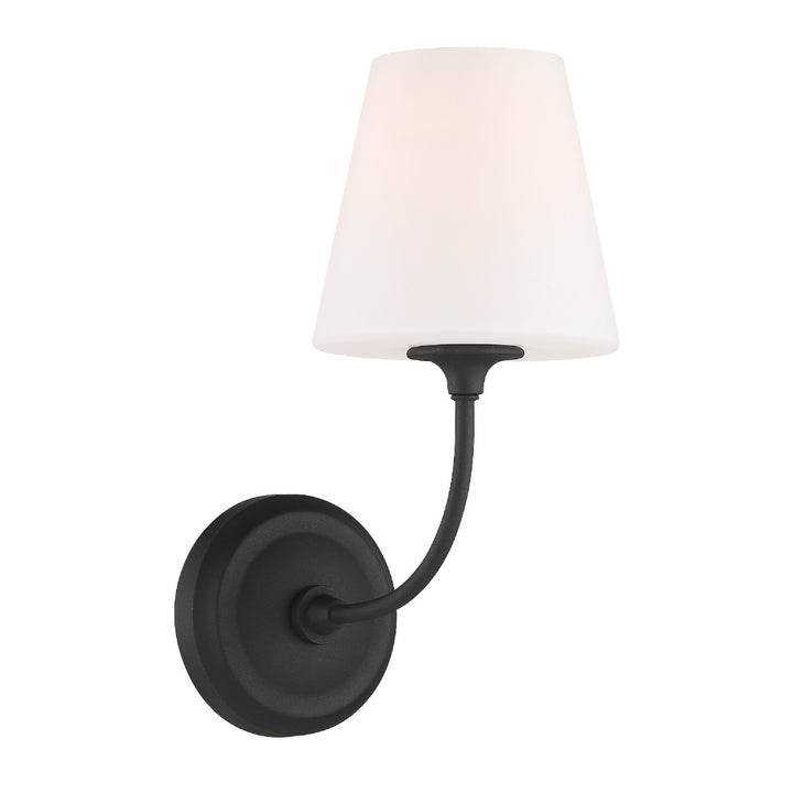 Sylvan One Light Wall Sconce in Black Forged - available from The Lighting Shoppe, trusted by Canadian homeowners