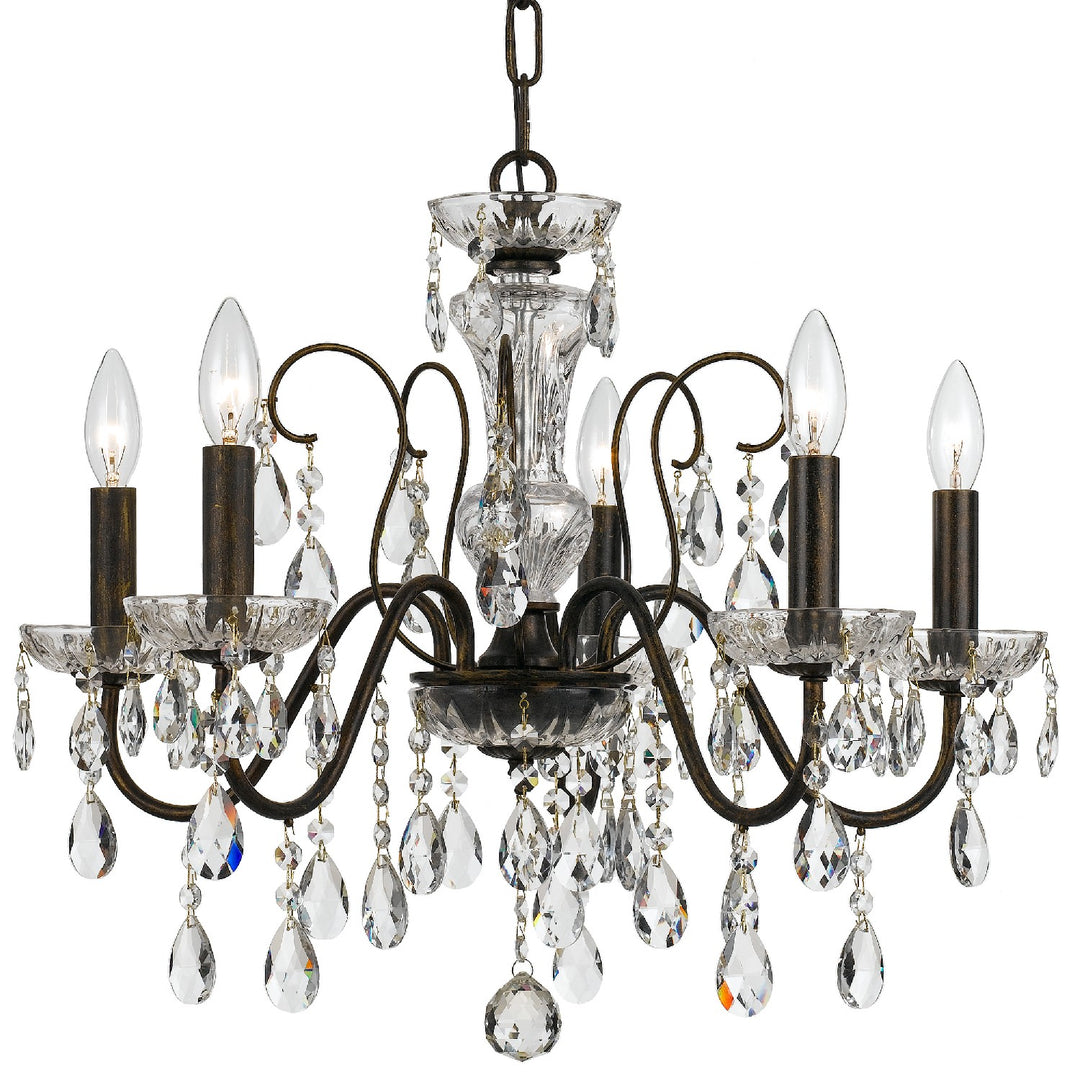 Butler Five Light Chandelier in English Bronze - available from The Lighting Shoppe, trusted by Canadian homeowners