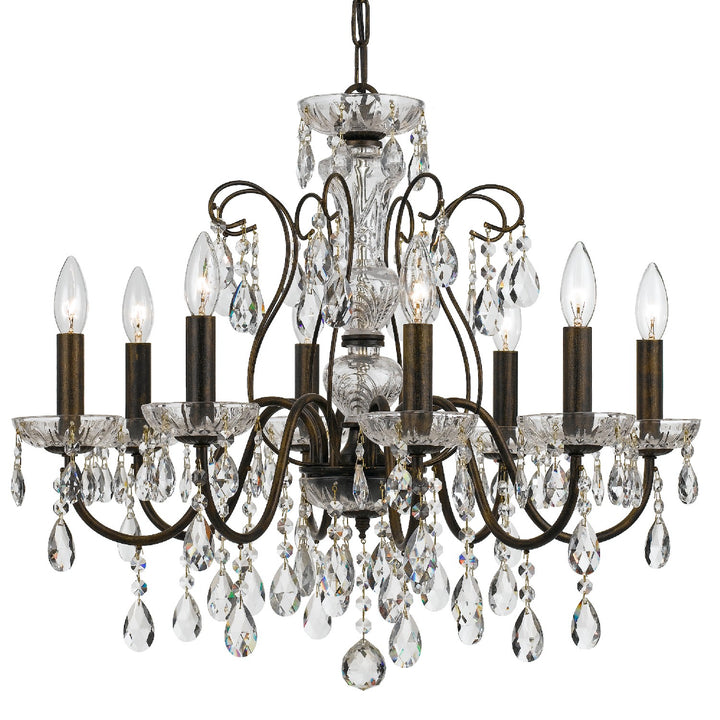 Butler Eight Light Chandelier in English Bronze - available from The Lighting Shoppe, trusted by Canadian homeowners
