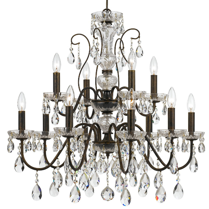 Butler 12 Light Chandelier in English Bronze - available from The Lighting Shoppe, trusted by Canadian homeowners