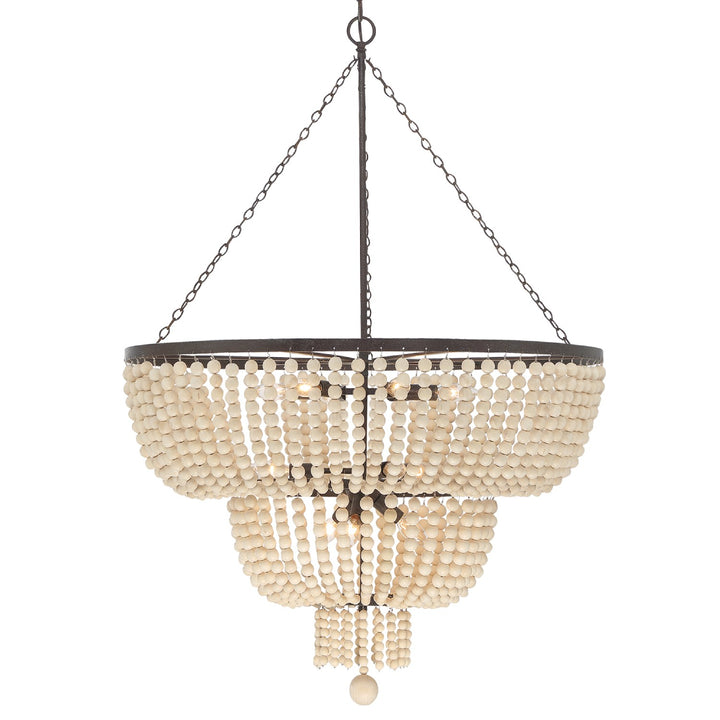 Crystorama - 612-FB - 12 Light Chandelier - Rylee - Forged Bronze