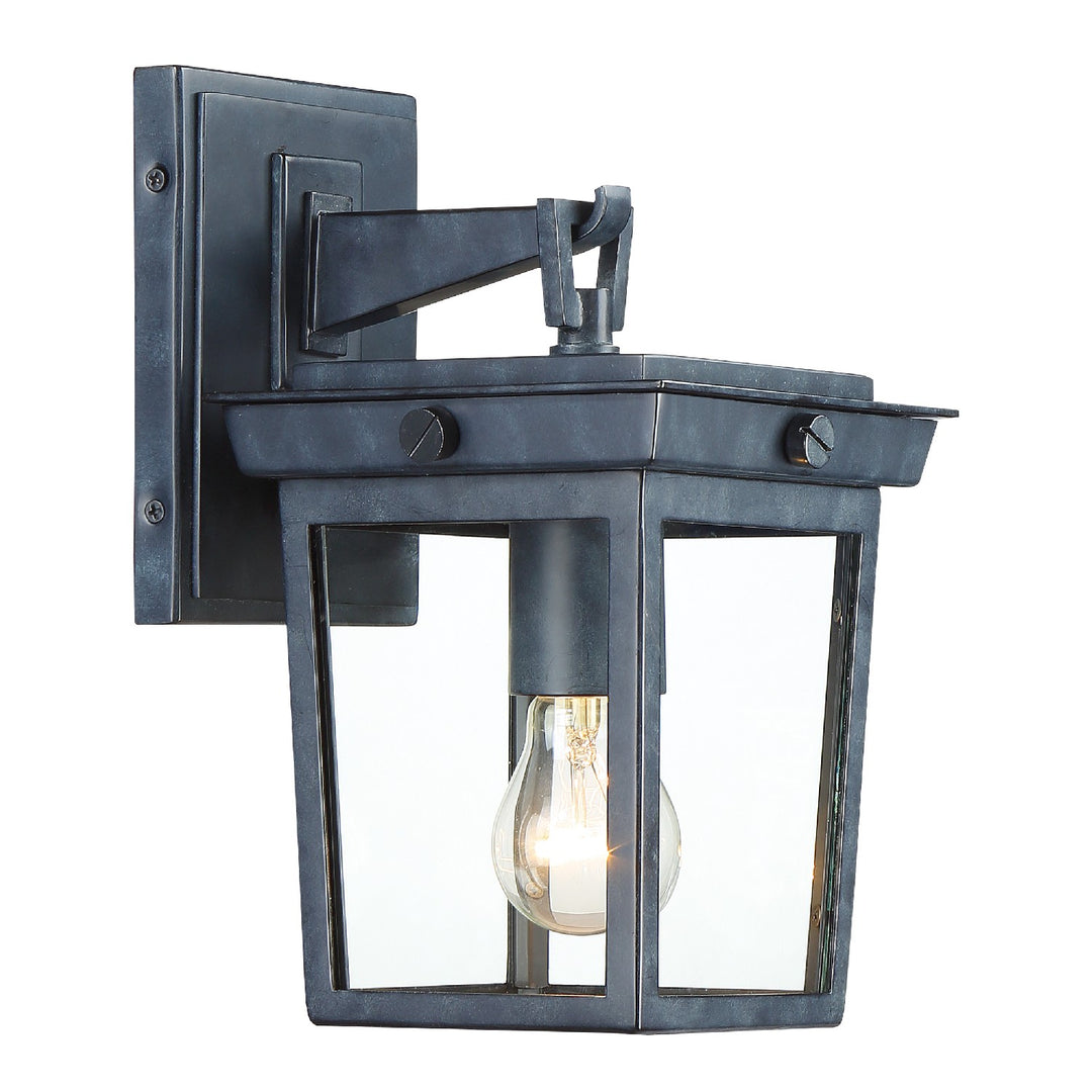 Belmont One Light Outdoor Wall Sconce in Graphite - available from The Lighting Shoppe, trusted by Canadian homeowners