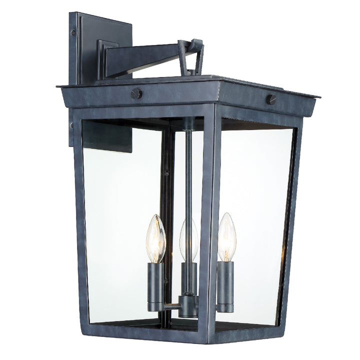 Belmont Three Light Outdoor Wall Sconce in Graphite - available from The Lighting Shoppe, trusted by Canadian homeowners