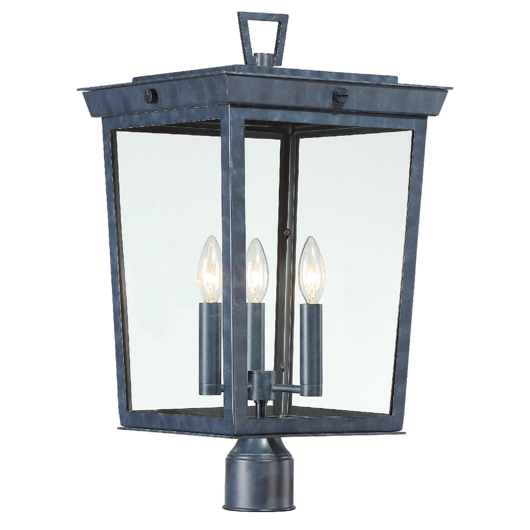 Belmont Three Light Outdoor Post Mount in Graphite - available from The Lighting Shoppe, trusted by Canadian homeowners