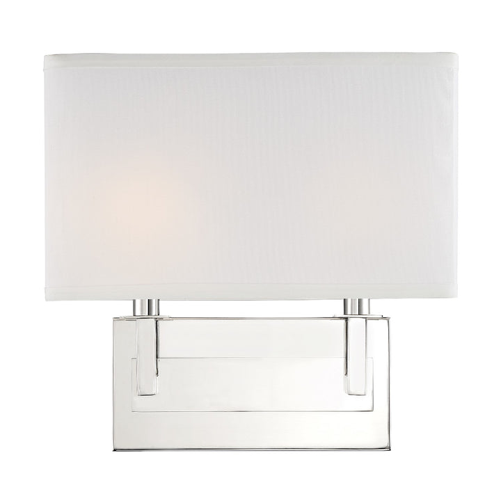 Durham Two Light Wall Sconce in Polished Nickel - available from The Lighting Shoppe, trusted by Canadian homeowners