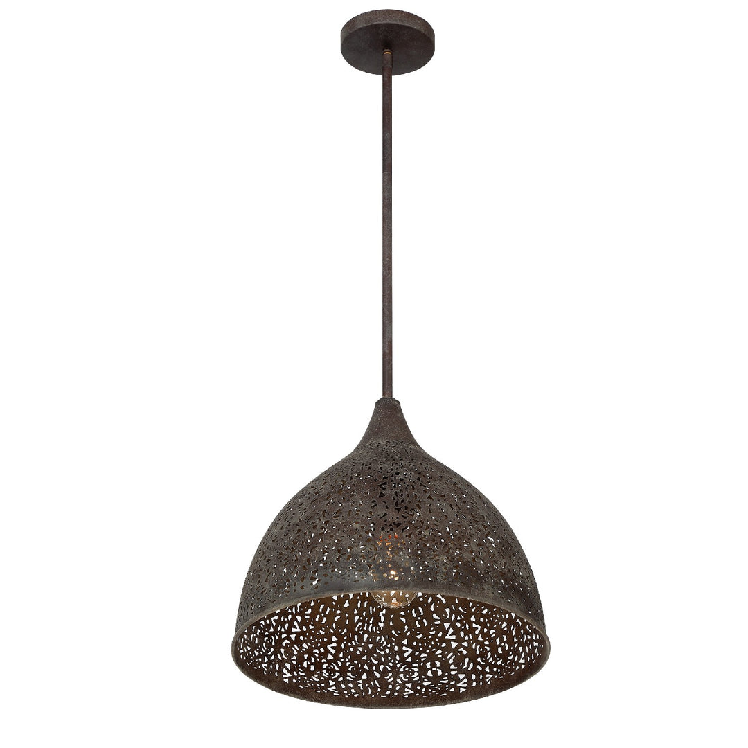 Jasmine One Light Pendant in Forged Bronze - available from The Lighting Shoppe, trusted by Canadian homeowners