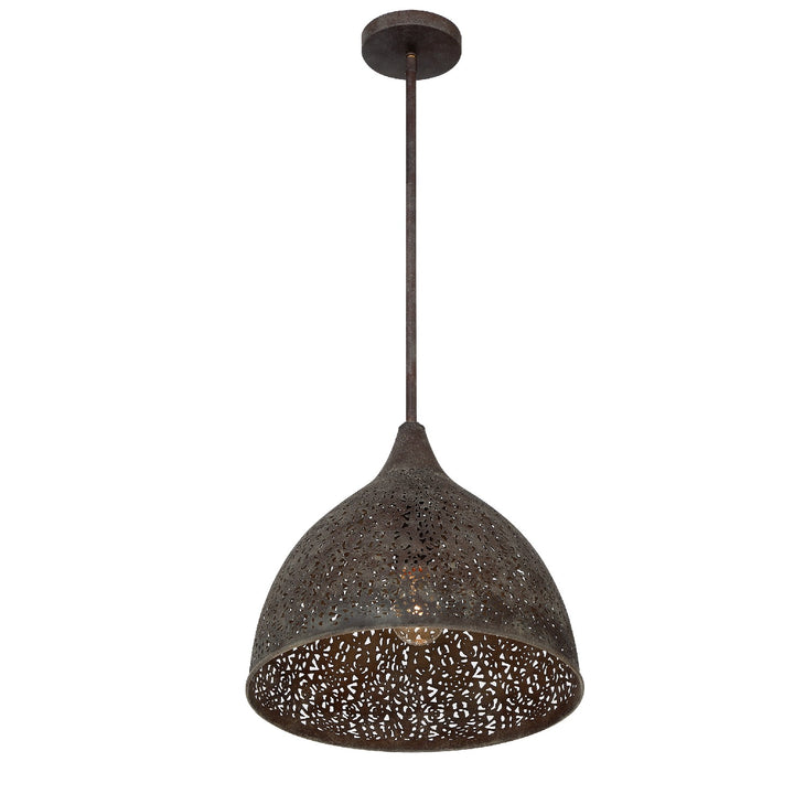 Jasmine One Light Pendant in Forged Bronze - available from The Lighting Shoppe, trusted by Canadian homeowners