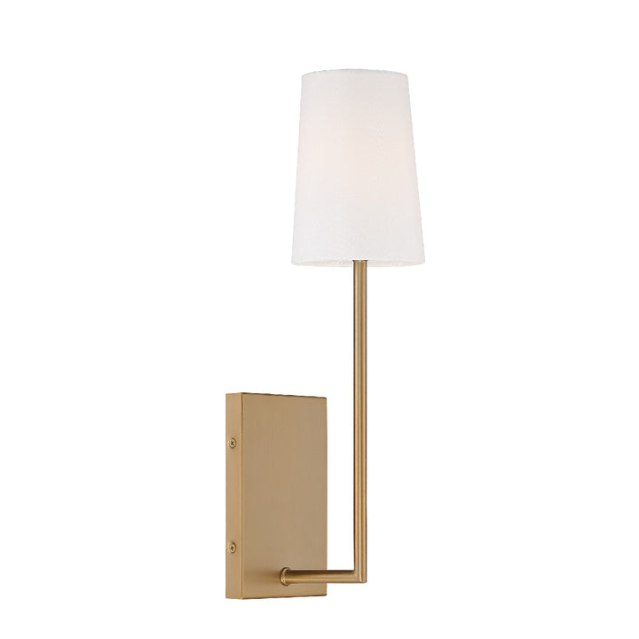 Lena One Light Wall Sconce in Vibrant Gold - available from The Lighting Shoppe, trusted by Canadian homeowners