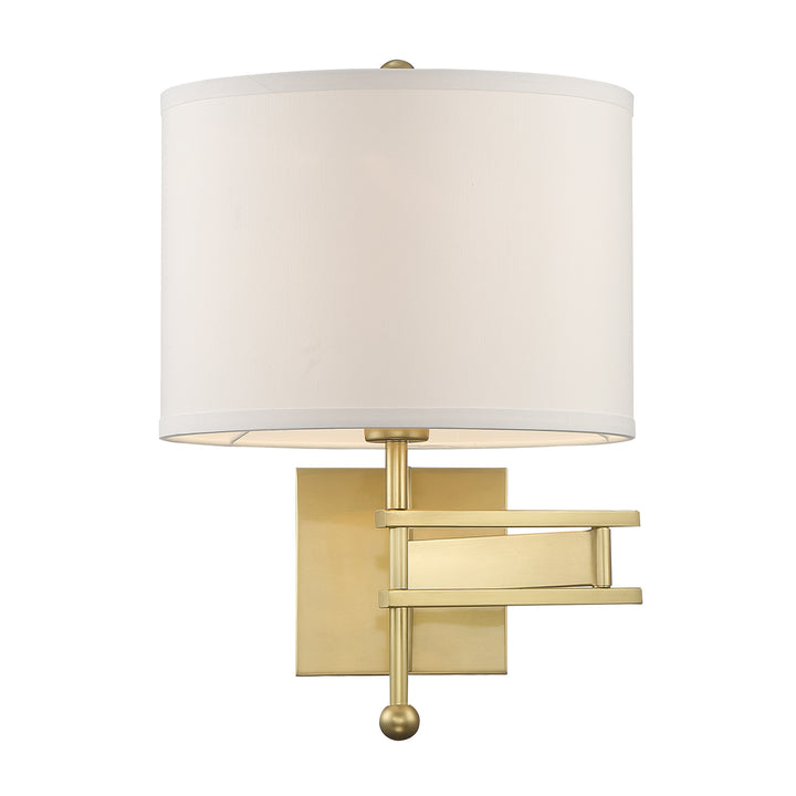 Marshall One Light Wall Sconce in Aged Brass - available from The Lighting Shoppe, trusted by Canadian homeowners