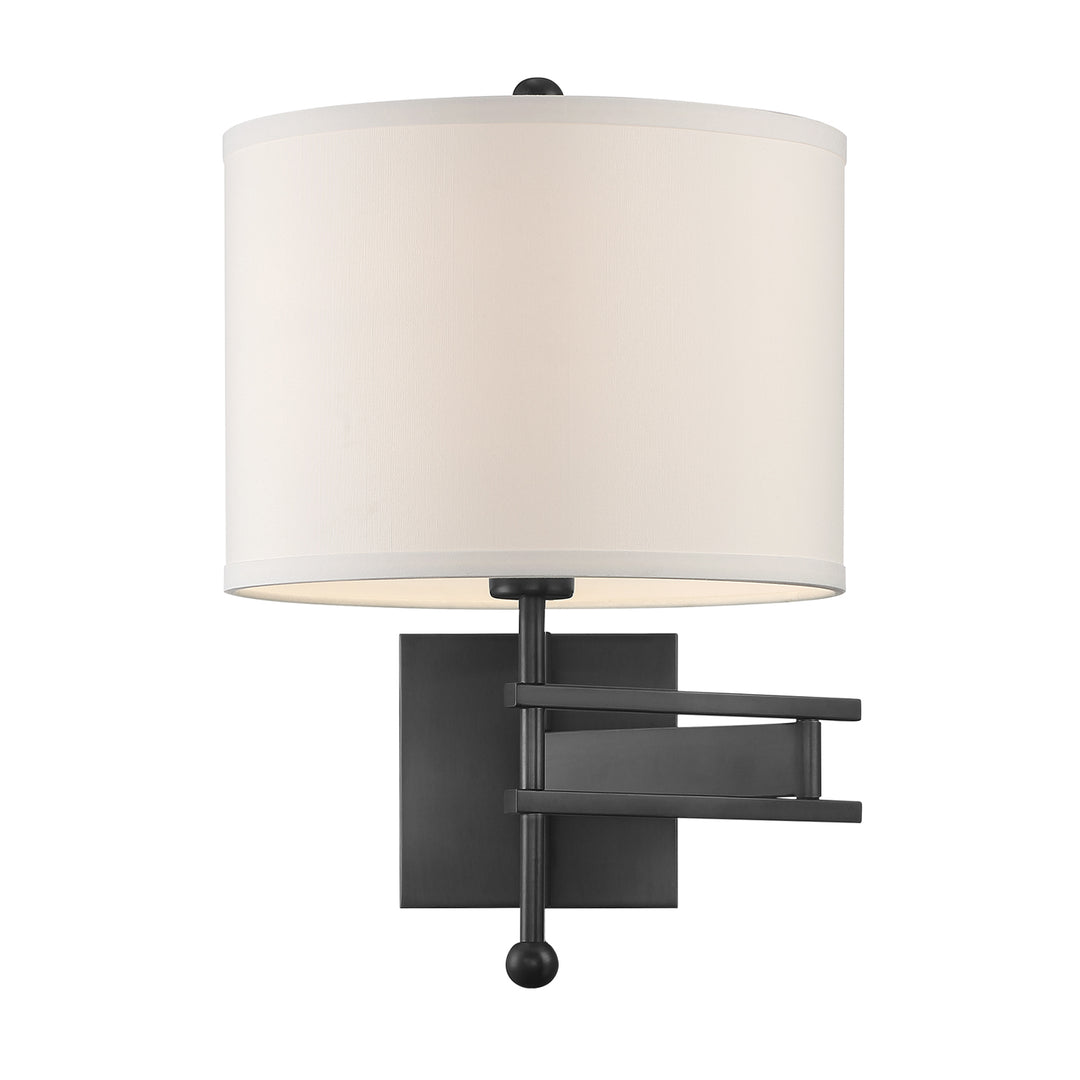 Marshall One Light Wall Sconce in Matte Black - available from The Lighting Shoppe, trusted by Canadian homeowners