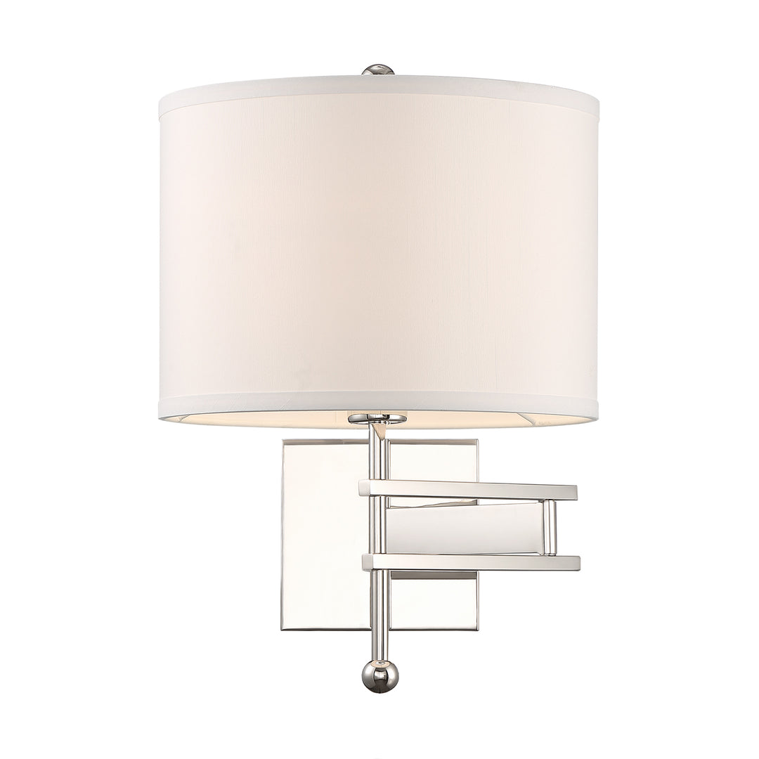 Marshall One Light Wall Sconce in Polished Nickel - available from The Lighting Shoppe, trusted by Canadian homeowners