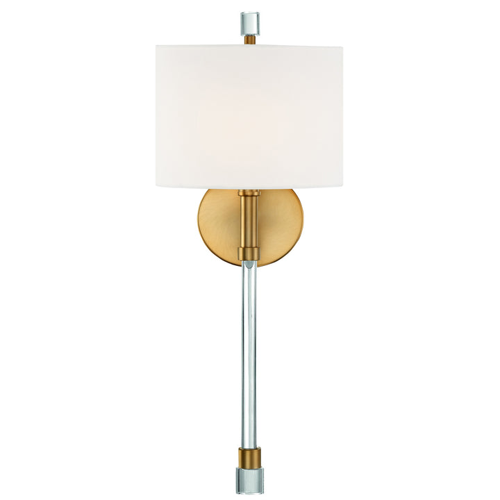 Crystorama - RAC-A3501-VG - One Light Wall Sconce - Rachel - Vibrant Gold