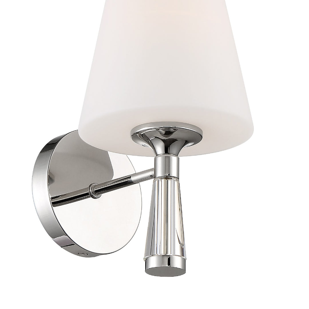 Ramsey One Light Wall Sconce in Polished Nickel - available from The Lighting Shoppe, trusted by Canadian homeowners