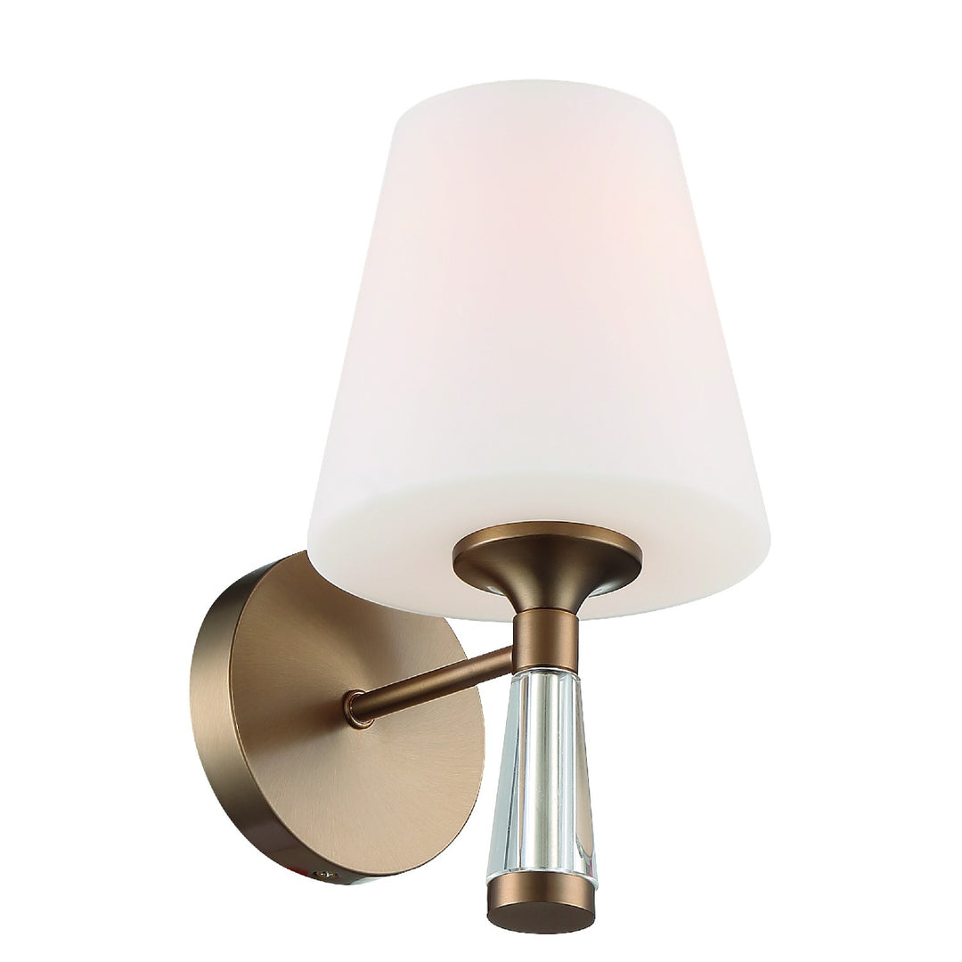 Ramsey One Light Wall Sconce in Vibrant Gold - available from The Lighting Shoppe, trusted by Canadian homeowners