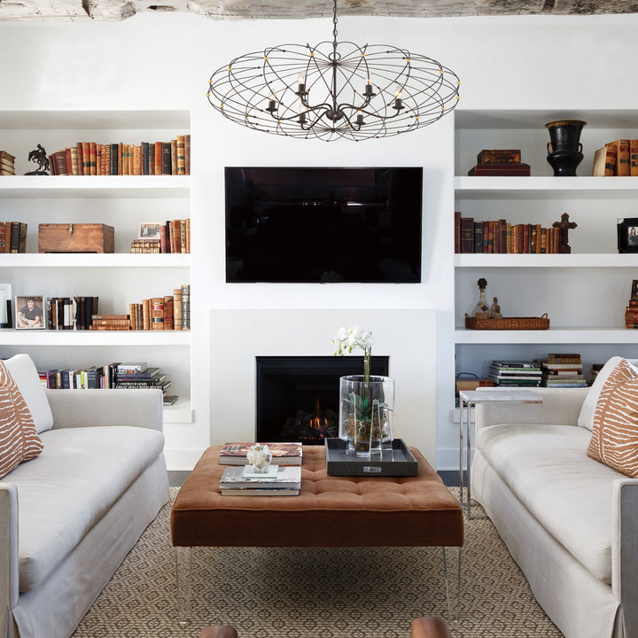 Crystorama - ZUC-A9036-EB-GA - Six Light Chandelier - Zucca - English Bronze + Antique Gold