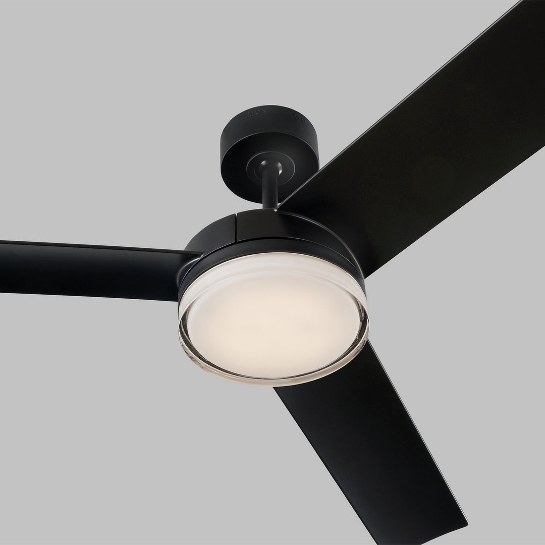 Visual Comfort Fan Canada - 3CQR56MBKD - 56"Ceiling Fan - Cirque - Midnight Black