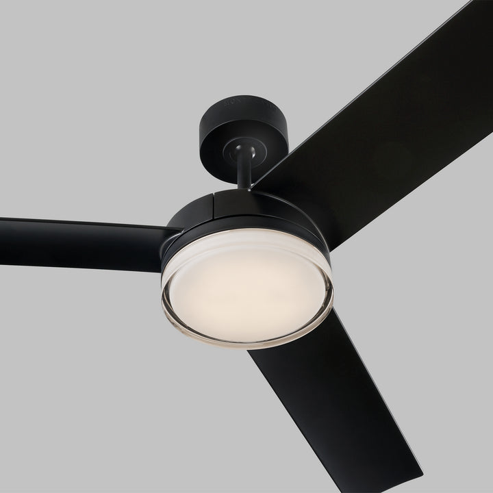 Visual Comfort Fan Canada - 3CQR56MBKD - 56"Ceiling Fan - Cirque - Midnight Black