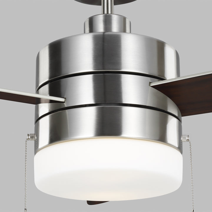 Generation Lighting Canada - 3SY52BSD - 52" Ceiling Fan - Syrus - Brushed Steel