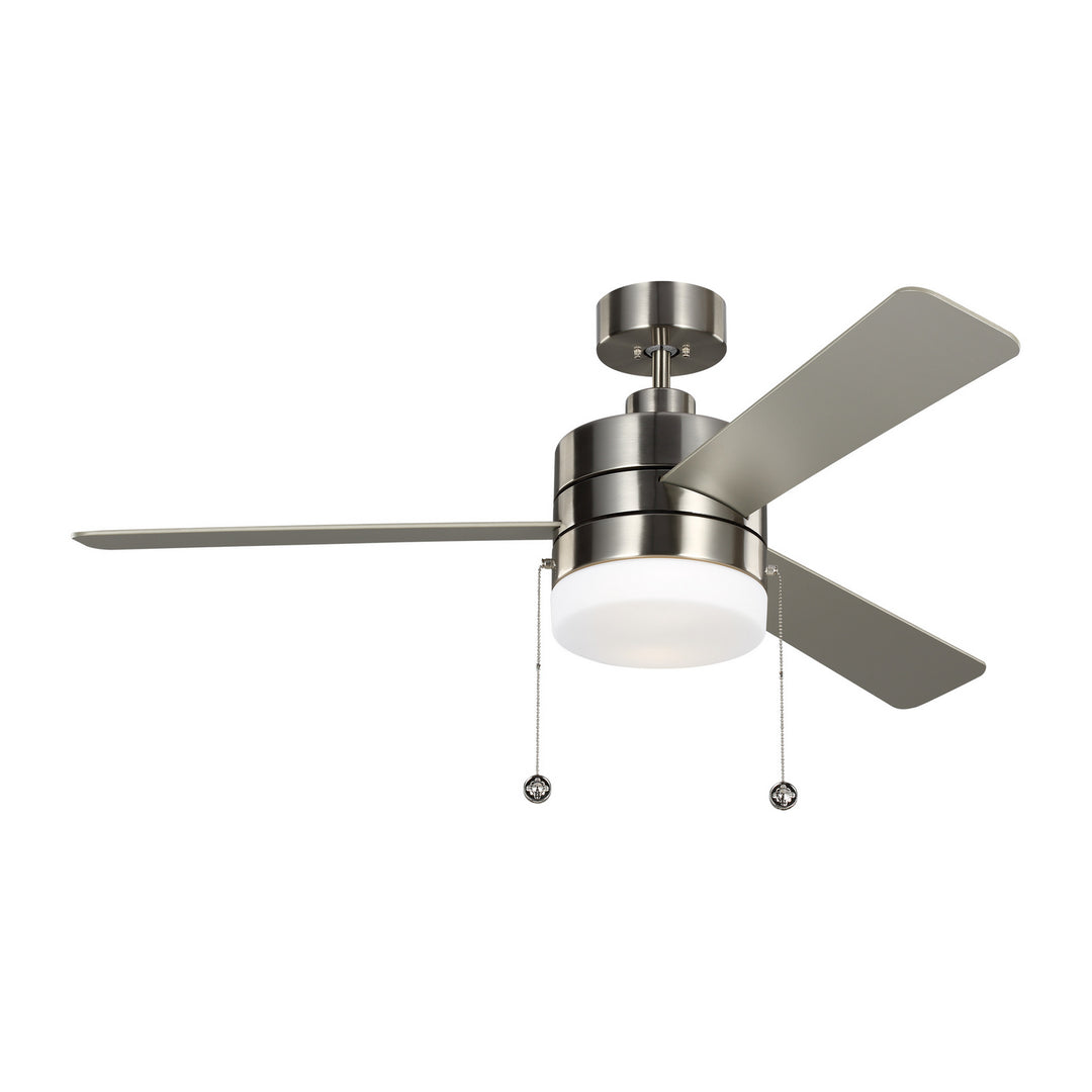Syrus 52" Ceiling Fan in Brushed Steel - available from The Lighting Shoppe, trusted by Canadian homeowners