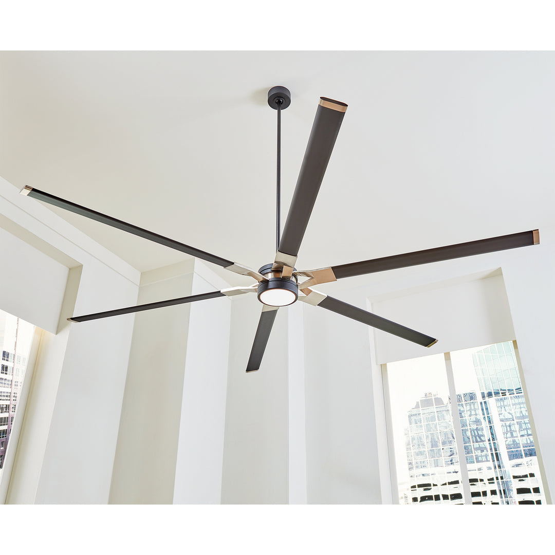 Visual Comfort Fan Canada - 6LFR96MBKD - 96"Ceiling Fan - Loft - Midnight Black