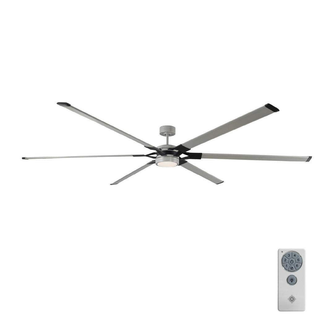 Visual Comfort Fan Canada - 6LFR96PBSD - 96"Ceiling Fan - Loft - Painted Brushed Steel