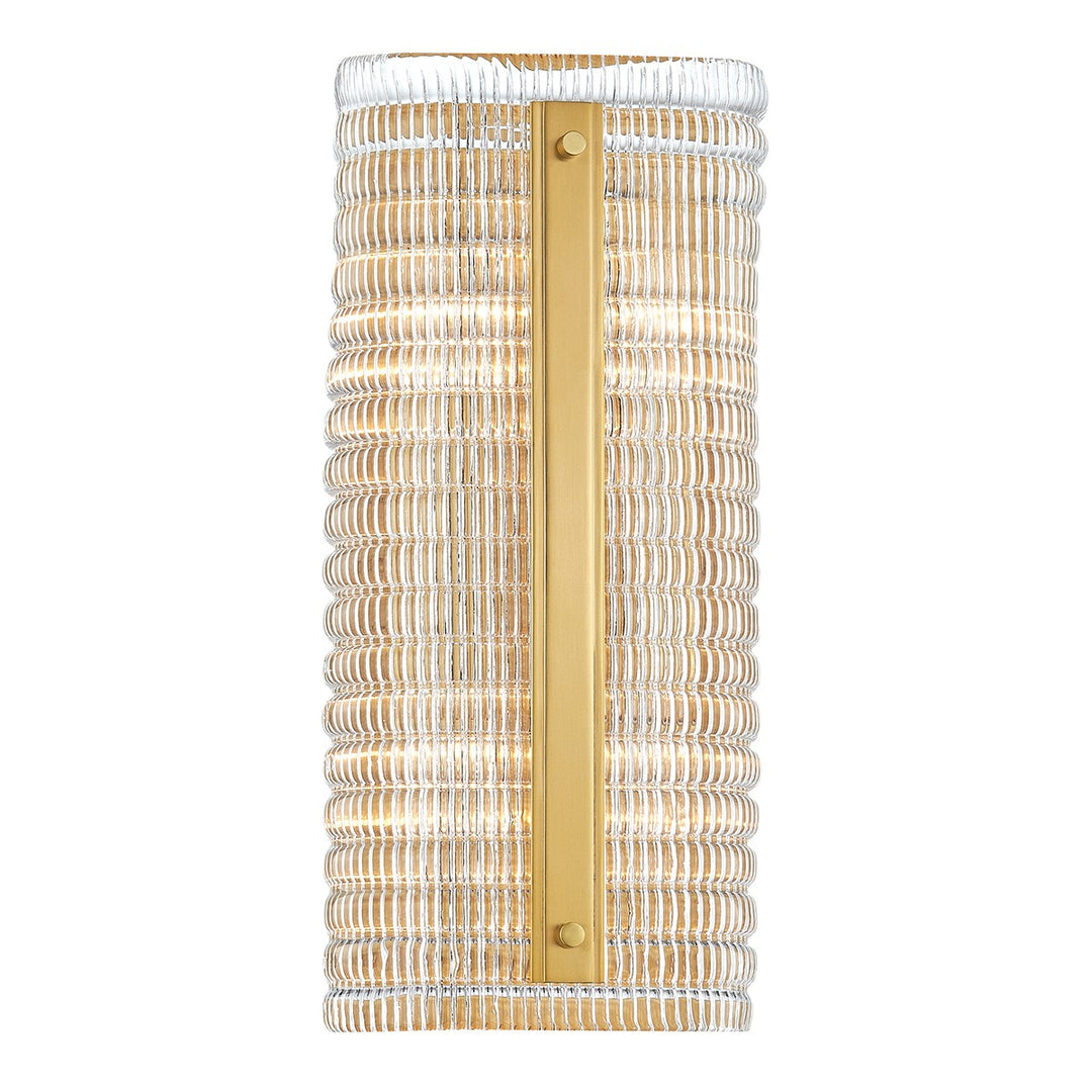 Hudson Valley Canada - 2854-AGB - Four Light Wall Sconce - Athens - Aged Brass