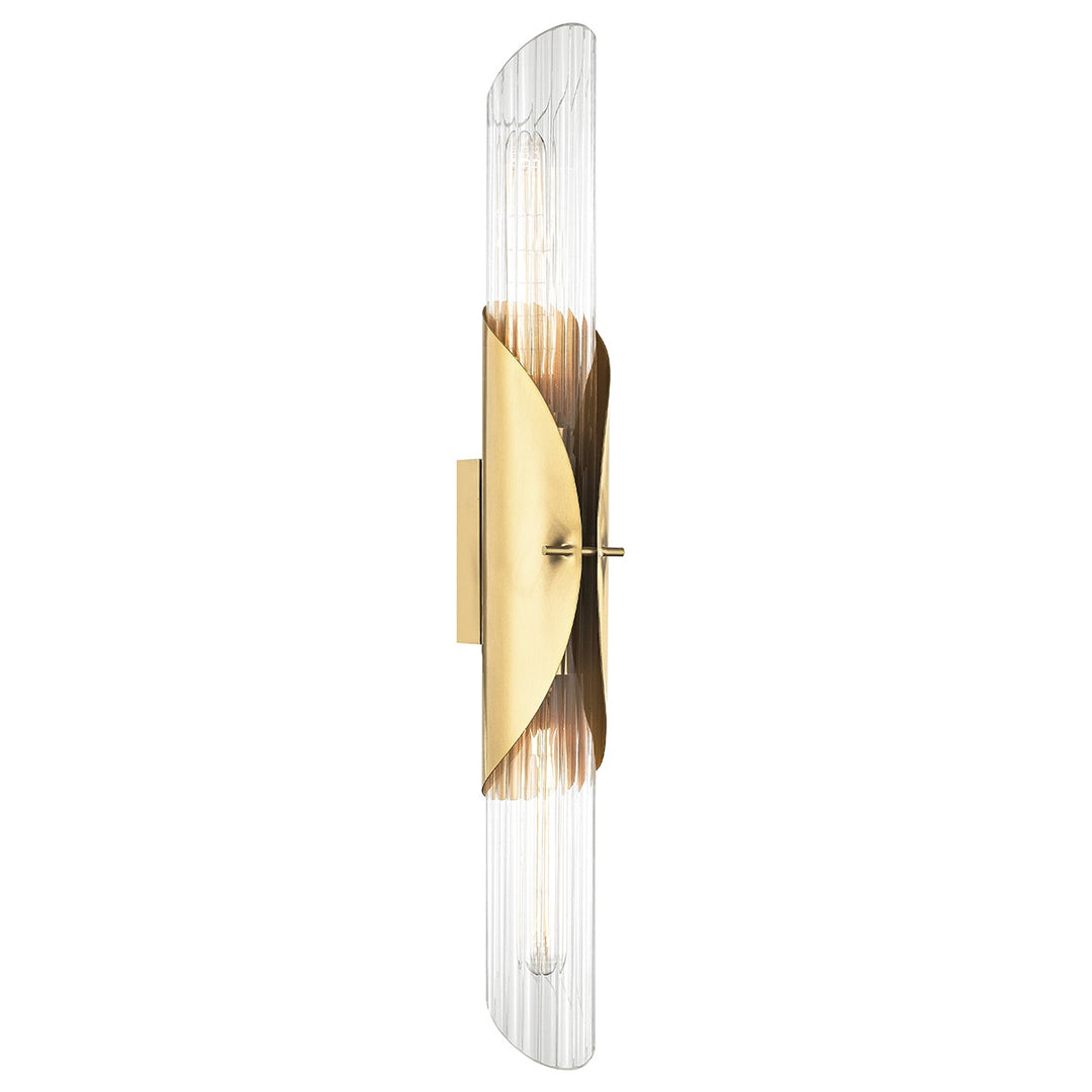 Hudson Valley Canada - 3526-AGB - Two Light Wall Sconce - Lefferts - Aged Brass