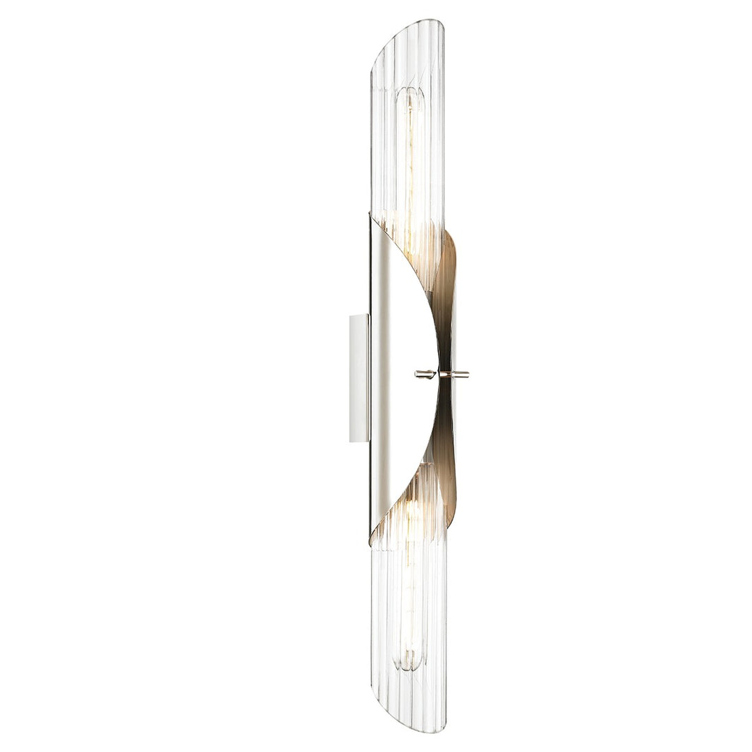 Hudson Valley Canada - 3526-PN - Two Light Wall Sconce - Lefferts - Polished Nickel