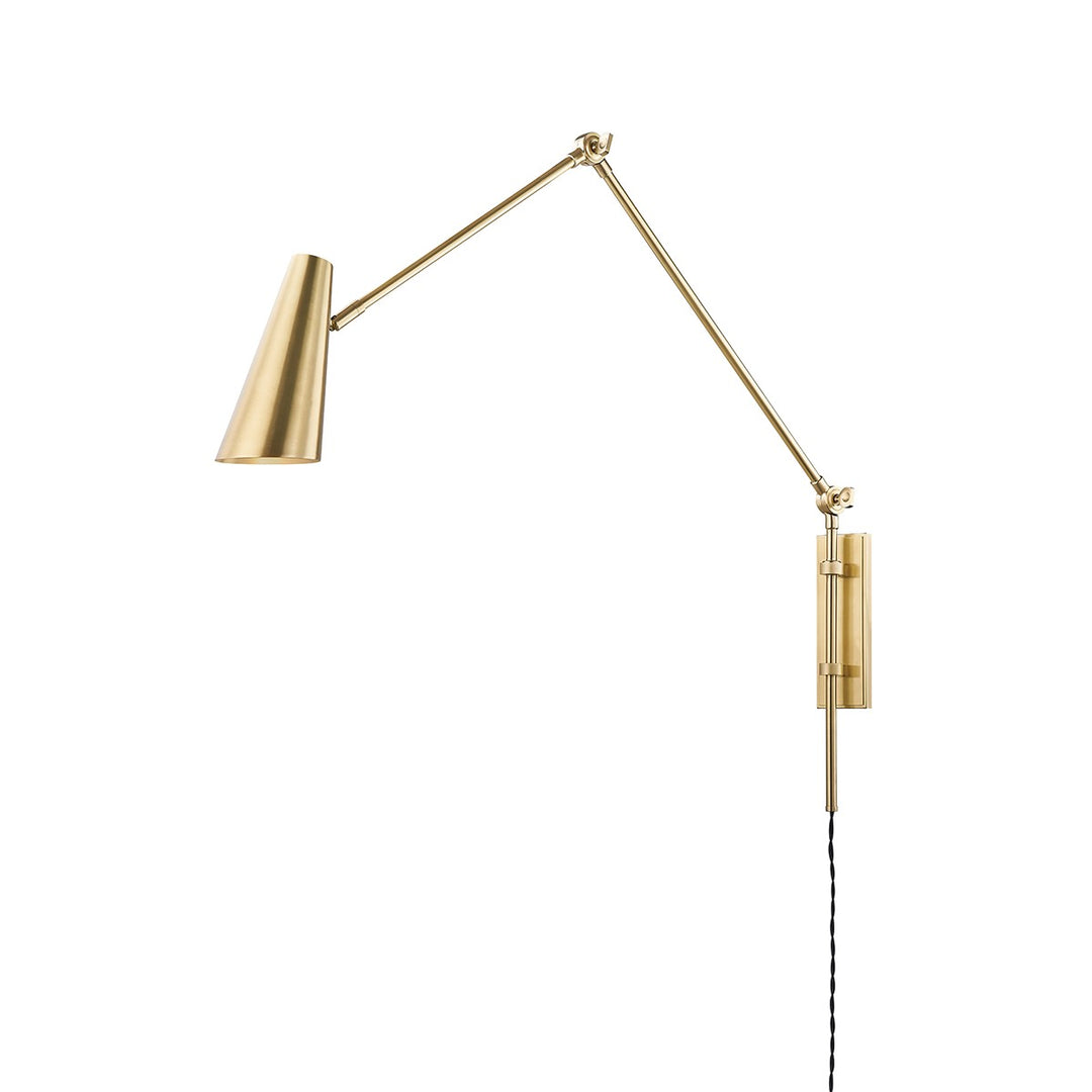 Hudson Valley Canada - 4121-AGB - One Light Wall Sconce - Lorne - Aged Brass