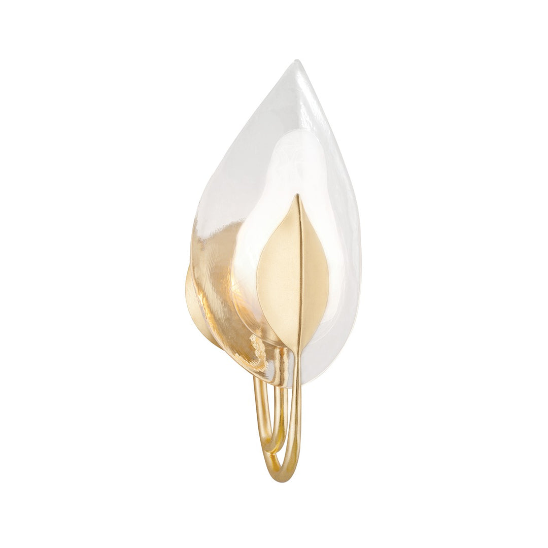 Hudson Valley Canada - 4801-GL - One Light Wall Sconce - Blossom - Gold Leaf