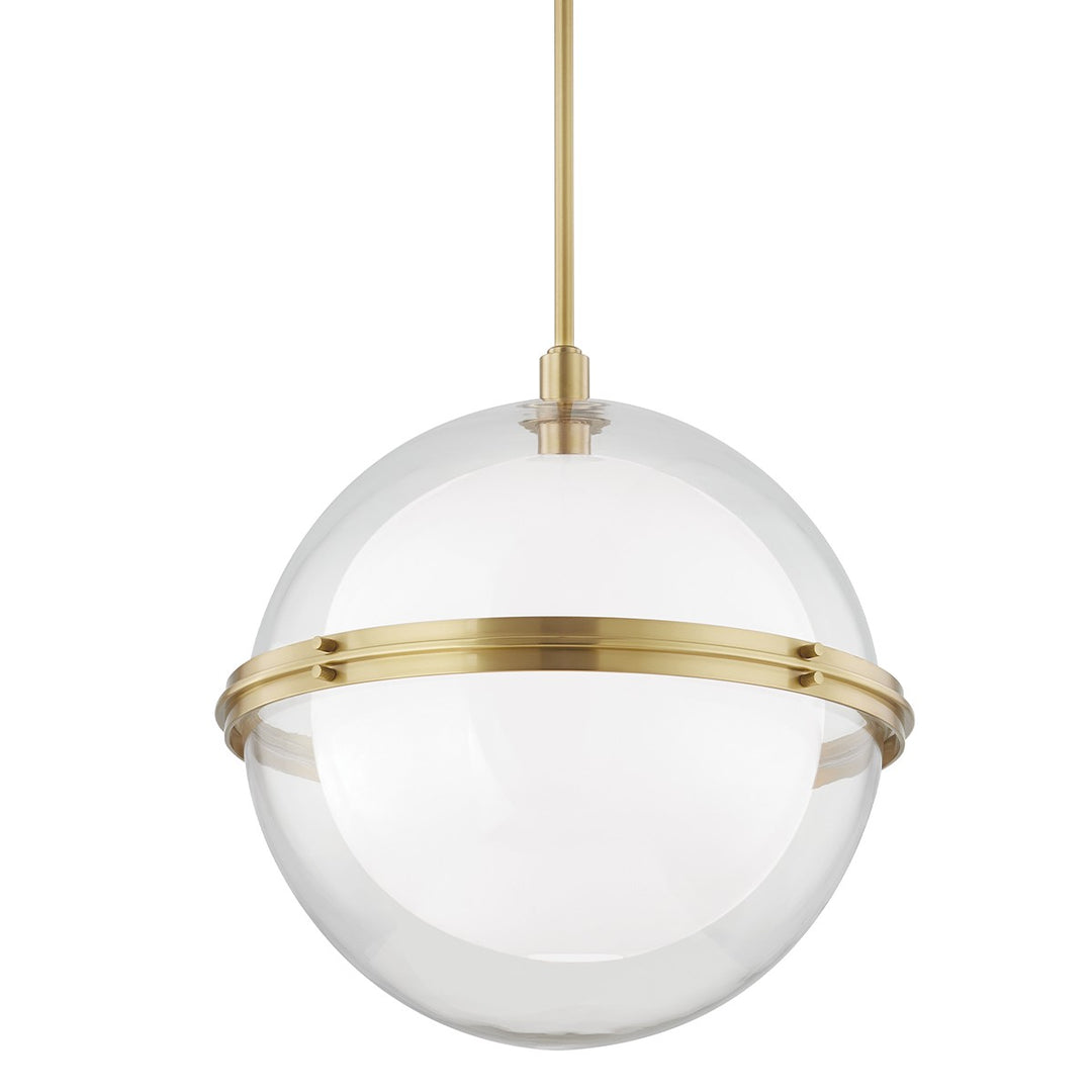Northport One Light Pendant in Aged Brass - available from The Lighting Shoppe, trusted by Canadian homeowners