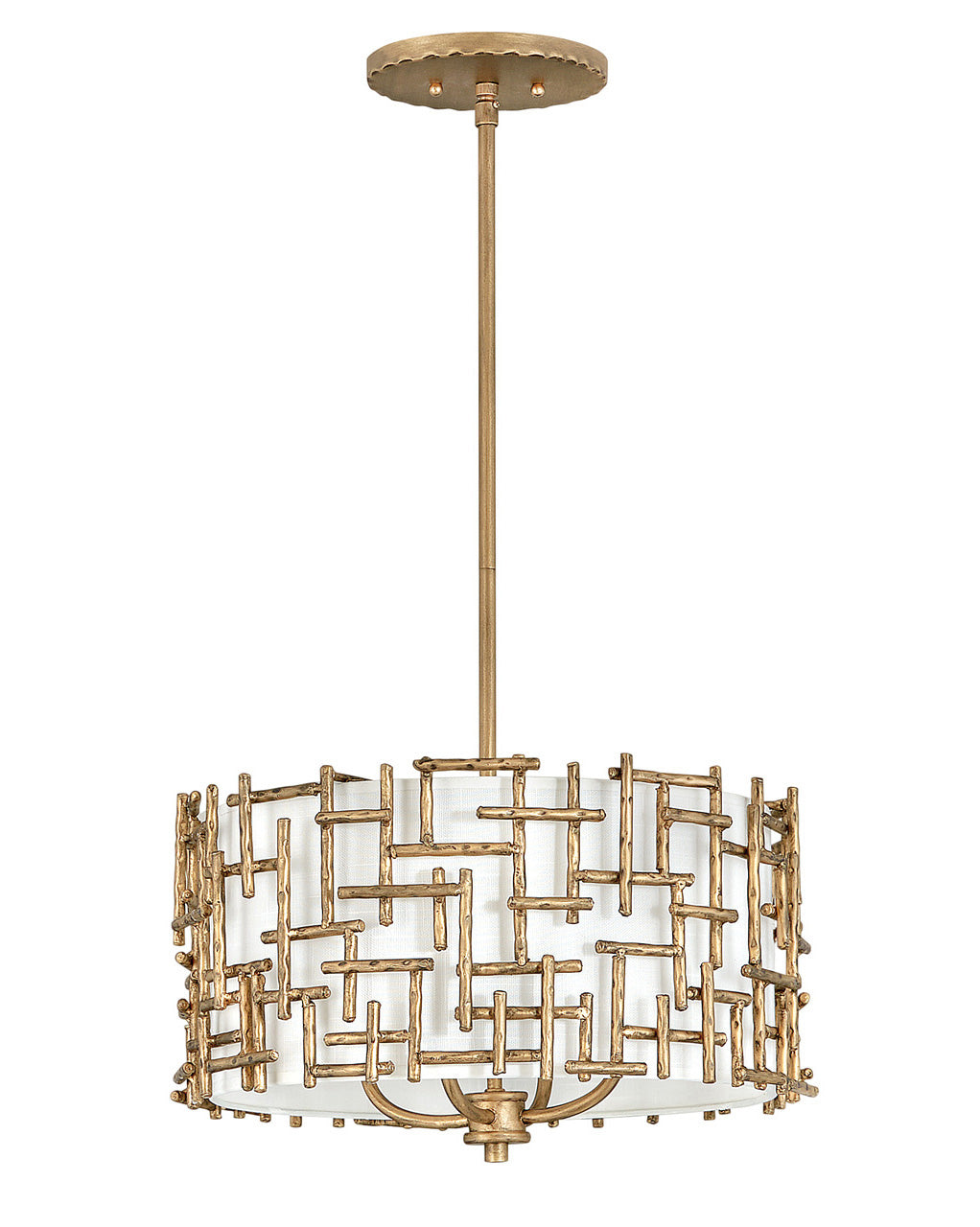 Farrah LED Pendant in Burnished Gold - available from The Lighting Shoppe, trusted by Canadian homeowners