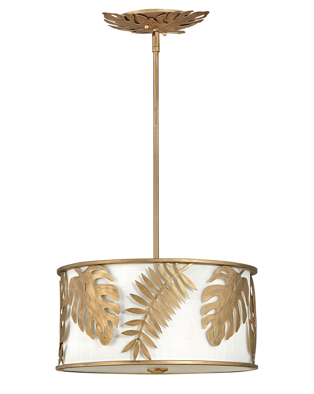 Botanica LED Foyer Pendant in Burnished Gold - available from The Lighting Shoppe, trusted by Canadian homeowners