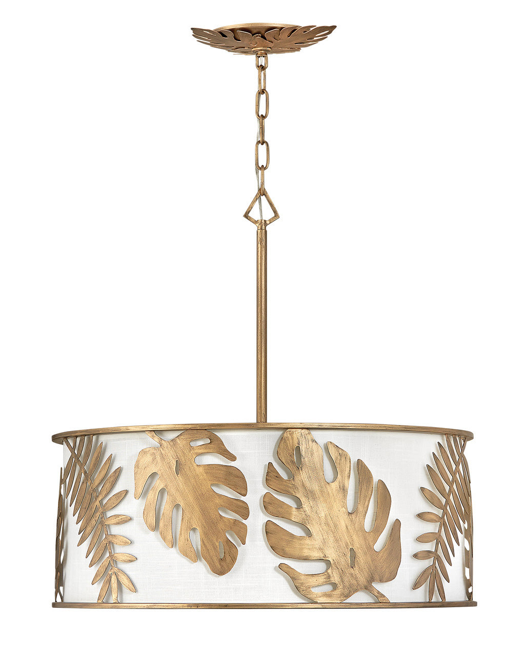 Botanica LED Chandelier in Burnished Gold - available from The Lighting Shoppe, trusted by Canadian homeowners