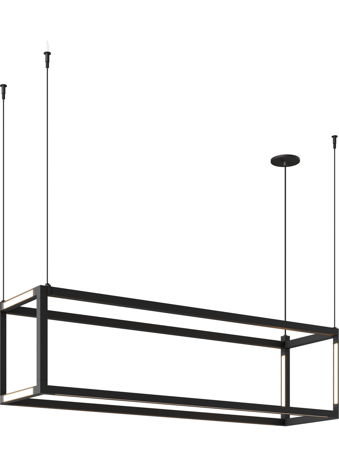 Visual Comfort Architectural - 700BRXRL93048BR - Brox 48 Linear Suspension - Brox - Nightshade Black
