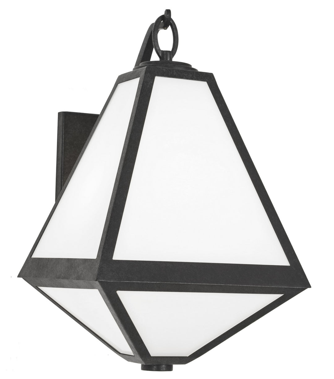 Glacier Two Light Outdoor Wall Sconce in Black Charcoal - available from The Lighting Shoppe, trusted by Canadian homeowners