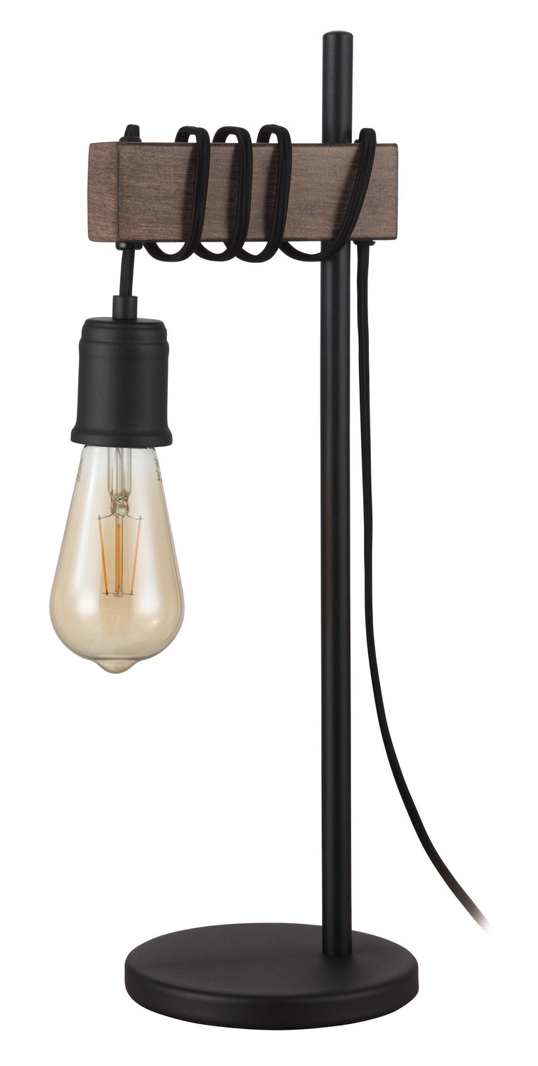 Violon One Light Table Lamp in Black, Dark Brown - available from The Lighting Shoppe, trusted by Canadian homeowners