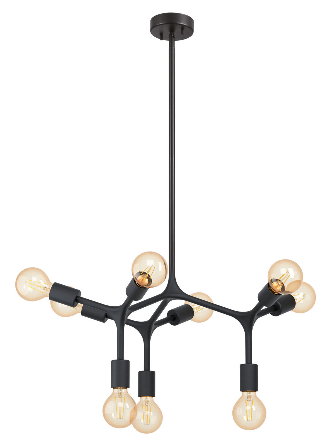 Bocadella Nine Light Pendant in Black - available from The Lighting Shoppe, trusted by Canadian homeowners