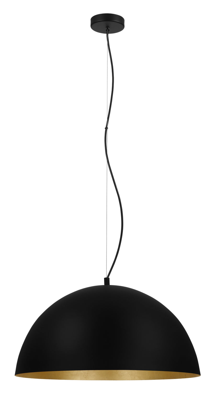 Rafaelino One Light Pendant in Black - available from The Lighting Shoppe, trusted by Canadian homeowners