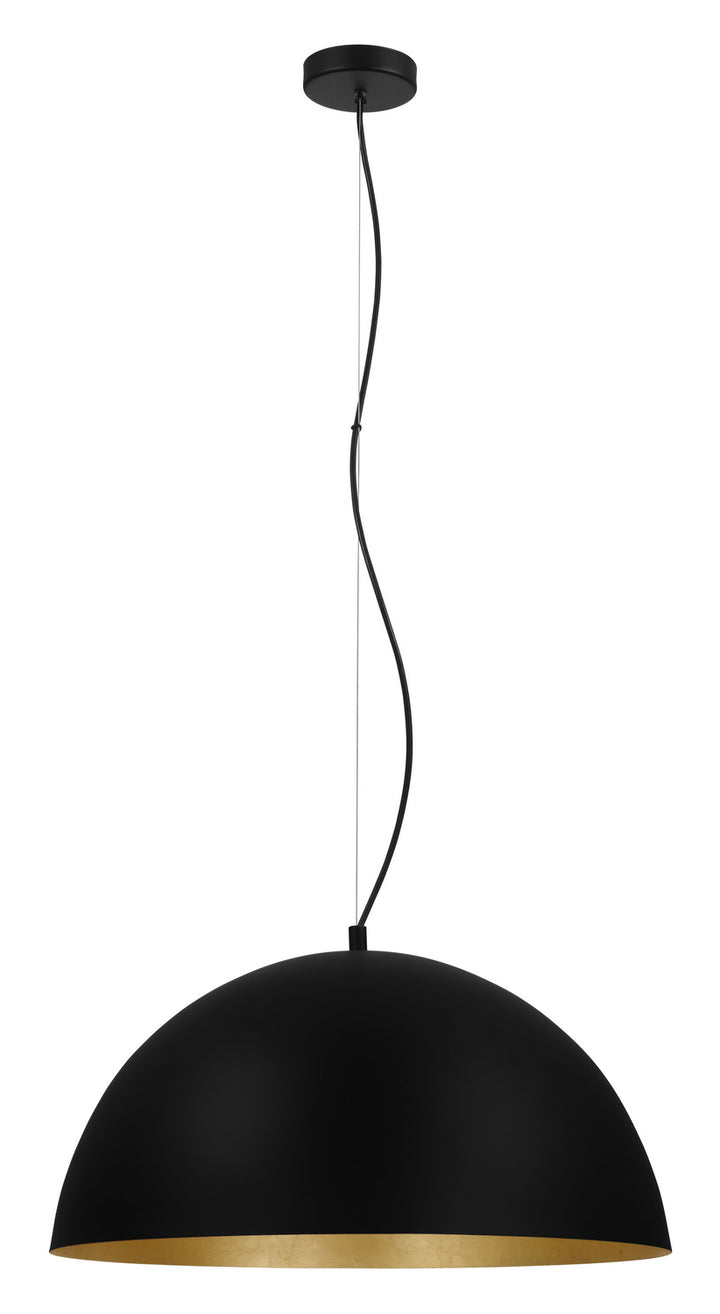 Rafaelino One Light Pendant in Black - available from The Lighting Shoppe, trusted by Canadian homeowners