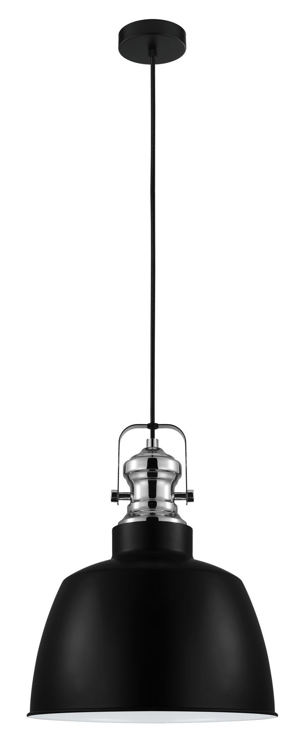 Gilwell 1 One Light Pendant in Matte Black - available from The Lighting Shoppe, trusted by Canadian homeowners